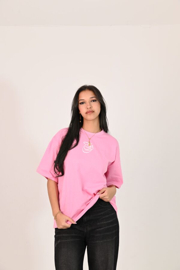 Rose T-Shirt Baby Pink